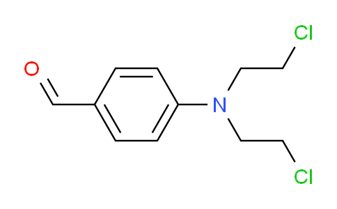 CAS No. 1208-03-3, 4-(Bis(2-chloroethyl)amino)benzaldehyde