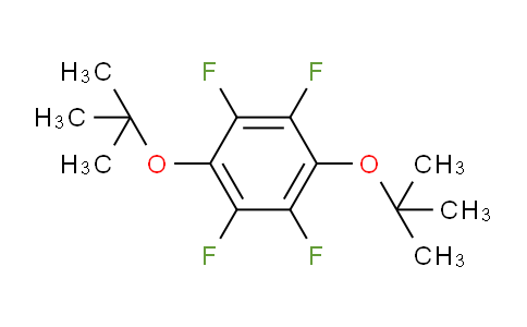 CAS No. 121088-09-3, 1,2,4,5-Tetrafluoro-3,6-bis[(2-methylpropan-2-yl)oxy]benzene