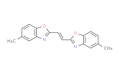 CAS No. 12224-12-3, (E)-1,2-bis(5-methylbenzo[d]oxazol-2-yl)ethene