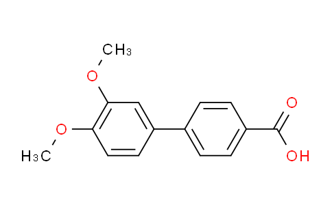 CAS No. 122294-10-4, 3',4'-Dimethoxy-[1,1'-biphenyl]-4-carboxylic acid