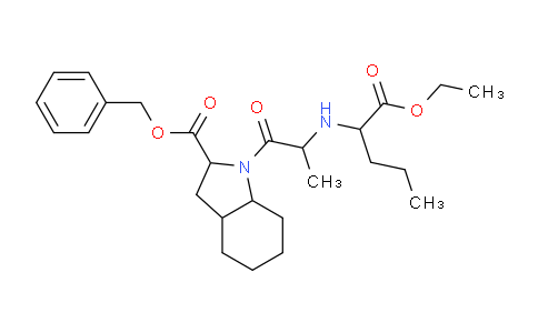 CAS No. 122454-52-8, 1-[2-[(1-ethoxy-1-oxopentan-2-yl)amino]-1-oxopropyl]-2,3,3a,4,5,6,7,7a-octahydroindole-2-carboxylic acid (phenylmethyl) ester