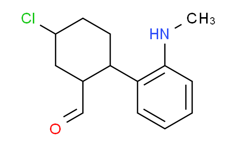 CAS No. 122908-18-3, 5-chloro-2-[2-(methylamino)phenyl]-1-cyclohexanecarboxaldehyde
