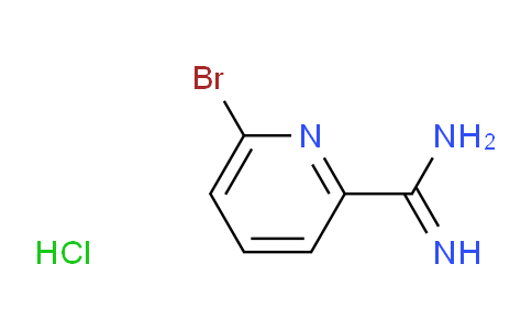 CAS No. 122918-17-6, 6-bromo-2-pyridinecarboximidamide hydrochloride
