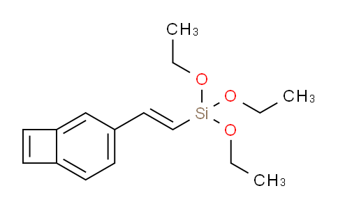 CAS No. 124389-79-3, (E)-(2-(Bicyclo[4.2.0]octa-1,3,5,7-tetraen-3-yl)vinyl)triethoxysilane
