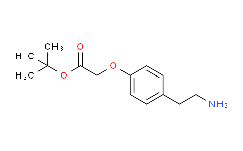 CAS No. 124499-19-0, 2-[4-(2-aminoethyl)phenoxy]acetic acid tert-butyl ester