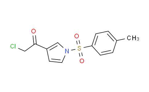 CAS No. 124511-96-2, 2-chloro-1-[1-(4-methylphenyl)sulfonyl-3-pyrrolyl]ethanone