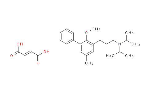 CAS No. 124935-89-3, 2-Methoxy-5-methyl-N,N-bis(1-methylethyl)-3-phenylbenzenepropanamine fumarate