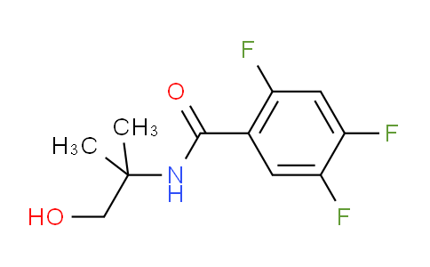 CAS No. 125290-71-3, 2,4,5-trifluoro-N-(1-hydroxy-2-methylpropan-2-yl)benzamide