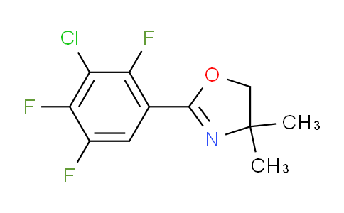 CAS No. 125290-76-8, 2-(3-chloro-2,4,5-trifluorophenyl)-4,4-dimethyl-5H-oxazole
