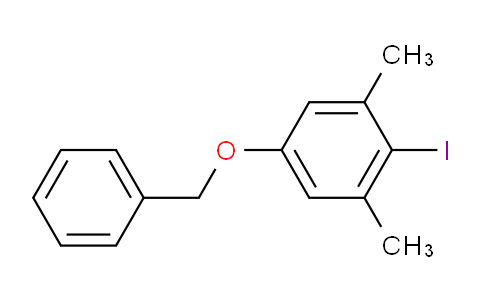 CAS No. 126312-61-6, 5-(Benzyloxy)-2-iodo-1,3-dimethylbenzene
