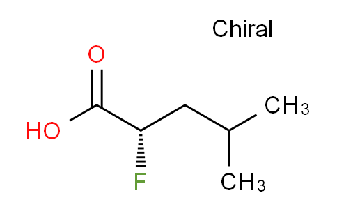 CAS No. 126957-44-6, (2S)-2-Fluoro-4-methylpentanoic acid