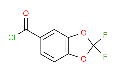 CAS No. 127163-51-3, 2,2-Difluorobenzo[d][1,3]dioxole-5-carbonyl chloride