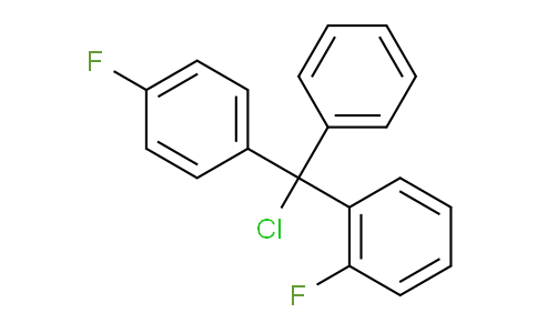 CAS No. 128092-75-1, 1-[chloro-(2-fluorophenyl)-phenylmethyl]-4-fluorobenzene