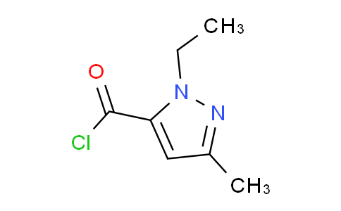 CAS No. 128249-59-2, 1-Ethyl-3-methyl-1H-pyrazole-5-carbonyl chloride