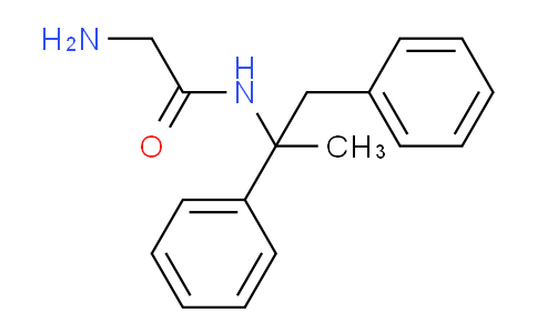 CAS No. 128298-28-2, 2-amino-N-(1,2-diphenylpropan-2-yl)acetamide
