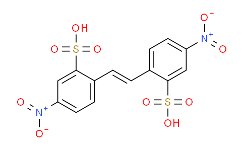 CAS No. 128-42-7, 6,6'-(Ethene-1,2-diyl)bis(3-nitrobenzenesulfonic acid)