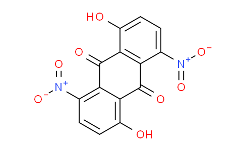 CAS No. 128-91-6, 1,5-Dihydroxy-4,8-dinitroanthraquinone