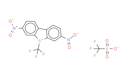 CAS No. 129922-37-8, 3,7-Dinitro-5-(trifluoromethyl)dibenzothiophen-5-ium,trifluoromethanesulfonate