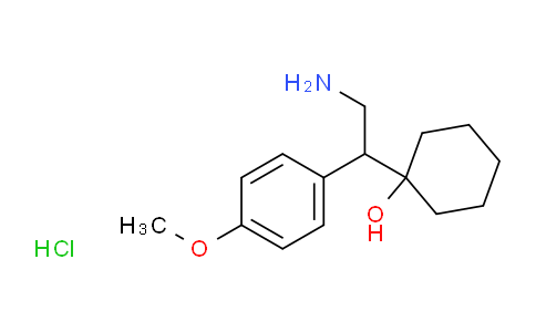 CAS No. 130198-05-9, 1-[2-Amino-1-(4-methoxyphenyl)ethyl]cyclohexanol Hydrochloride