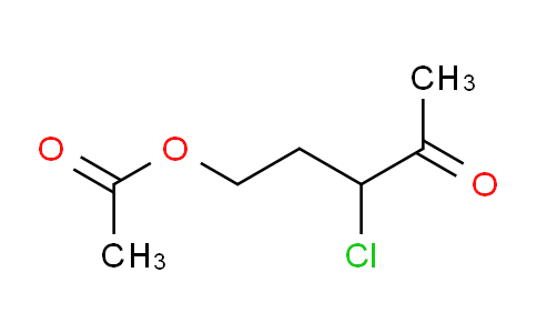 CAS No. 13051-49-5, (3-Chloro-4-oxopentyl) acetate