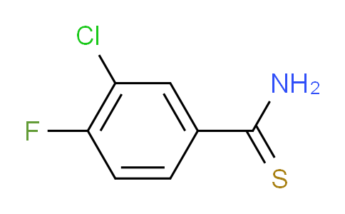 CAS No. 130560-97-3, 3-chloro-4-fluorobenzenecarbothioamide
