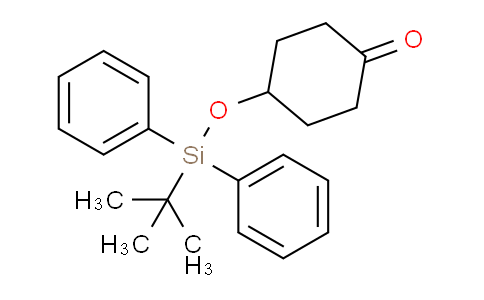 CAS No. 130745-59-4, 4-[tert-butyl(diphenyl)silyl]oxy-1-cyclohexanone