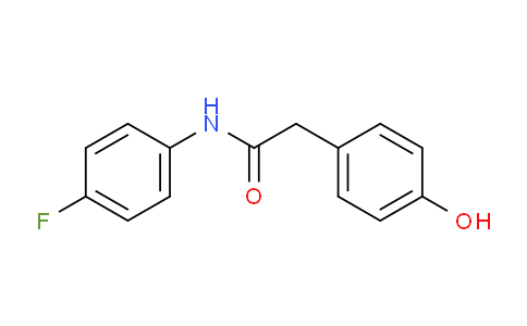 CAS No. 131179-72-1, N-(4-fluorophenyl)-2-(4-hydroxyphenyl)acetamide