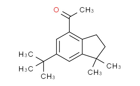 CAS No. 13171-00-1, 4-Acetyl-6-tert-butyl-1,1-dimethylindan