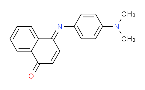 CAS No. 132-31-0, 4-((4-(Dimethylamino)phenyl)imino)naphthalen-1(4H)-one