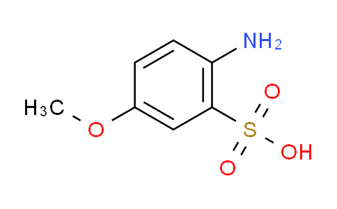 CAS No. 13244-33-2, 2-Amino-5-methoxybenzenesulfonic acid