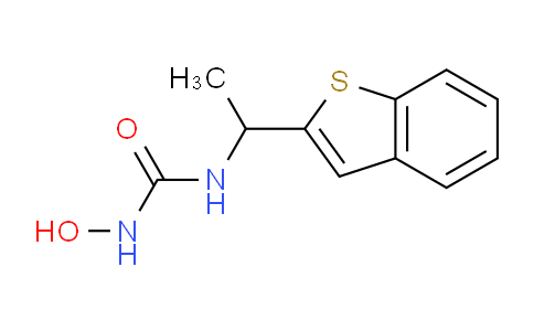 CAS No. 132880-11-6, 1-(1-(Benzo[b]thiophen-2-yl)ethyl)-3-hydroxyurea