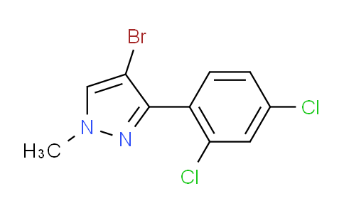 CAS No. 133112-51-3, 4-bromo-3-(2,4-dichlorophenyl)-1-methylpyrazole