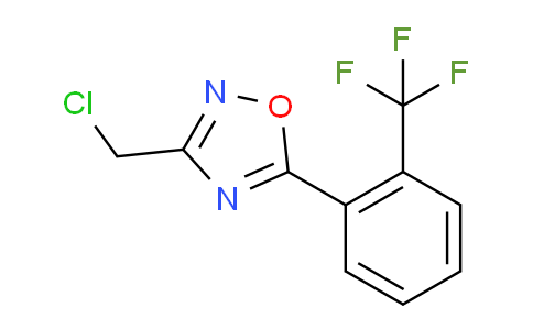 CAS No. 133144-89-5, 3-(Chloromethyl)-5-(2-(trifluoromethyl)phenyl)-1,2,4-oxadiazole