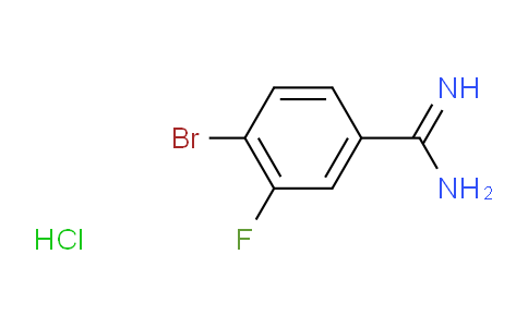 CAS No. 133302-62-2, 4-Bromo-3-fluorobenzimidamide hydrochloride