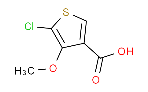 CAS No. 133659-14-0, 5-Chloro-4-methoxythiophene-3-carboxylic acid
