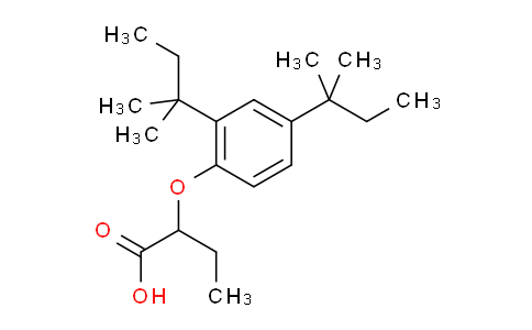 CAS No. 13403-01-5, 2-(2,4-Di-tert-pentylphenoxy)butanoic acid
