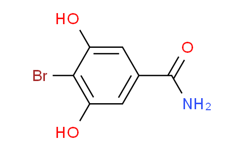 CAS No. 13429-12-4, 4-bromo-3,5-dihydroxybenzamide