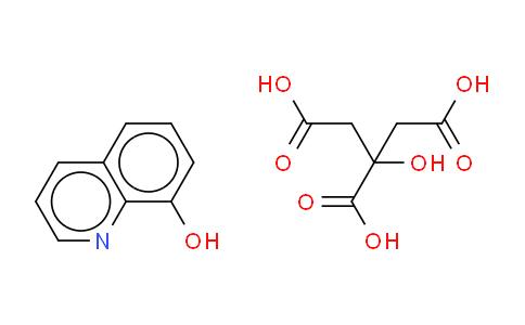 CAS No. 134-30-5, Quinolin-8-ol 2-hydroxypropane-1,2,3-tricarboxylate