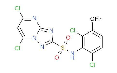 CAS No. 134892-32-3, 5,7-Dichloro-N-(2,6-dichloro-3-methylphenyl)-[1,2,4]triazolo[1,5-a]pyrimidine-2-sulfonamide