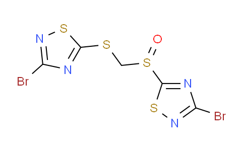 CAS No. 134947-29-8, 3-Bromo-5-[(3-bromo-1,2,4-thiadiazol-5-yl)sulfinylmethylthio]-1,2,4-thiadiazole