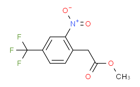 CAS No. 13544-07-5, Methyl 2-(2-nitro-4-(trifluoromethyl)phenyl)acetate