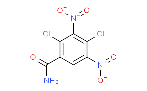CAS No. 13550-88-4, 2,4-Dichloro-3,5-dinitrobenzamide