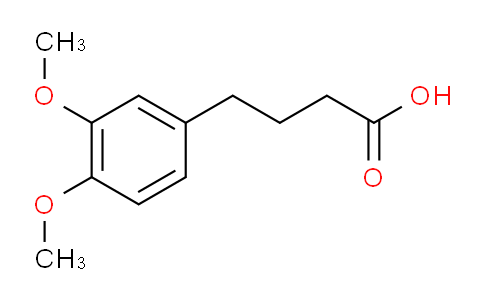 CAS No. 13575-74-1, 4-(3,4-Dimethoxyphenyl)butanoic acid
