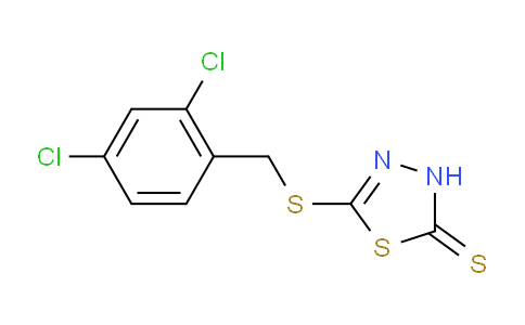 CAS No. 136384-19-5, 5-[(2,4-dichlorophenyl)methylthio]-3H-1,3,4-thiadiazole-2-thione