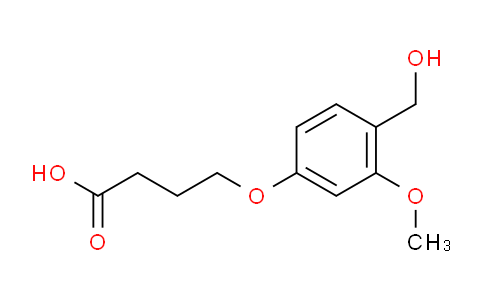 CAS No. 136849-75-7, 4-(4-Hydroxymethyl-3-methoxyphenoxy)butyric acid