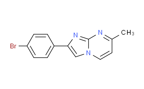 CAS No. 13694-13-8, 2-(4-Bromophenyl)-7-methylimidazo[1,2-a]pyrimidine