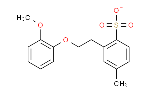 CAS No. 137309-88-7, 2-[2-(2-methoxyphenoxy)ethyl]-4-methylbenzenesulfonate