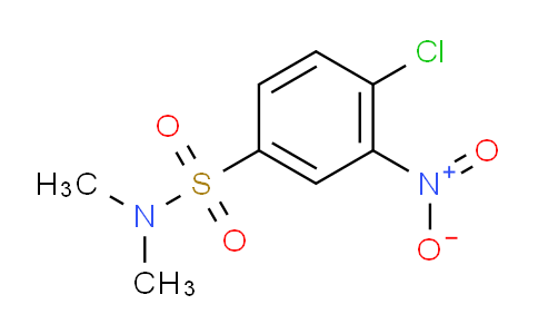 CAS No. 137-47-3, 4-Chloro-N,N-dimethyl-3-nitrobenzenesulfonamide