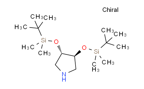 CAS No. 138228-47-4, (3S,4S)-3,4-Bis((tert-butyldimethylsilyl)oxy)pyrrolidine