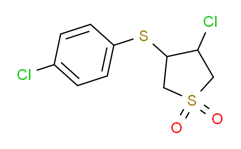 CAS No. 13894-16-1, 3-chloro-4-[(4-chlorophenyl)thio]thiolane 1,1-dioxide